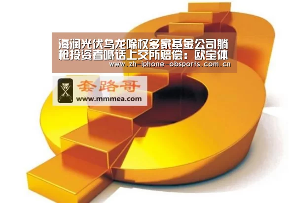 海润光伏乌龙除权多家基金公司躺枪投资者喊话上交所赔偿:欧宝体育(图2) 欧宝